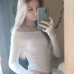 Women's Sexy Long Sleeve T-Shirt Cotton Crop Slim Fit Black White Slash Neck Tee Shirt Femme 2025